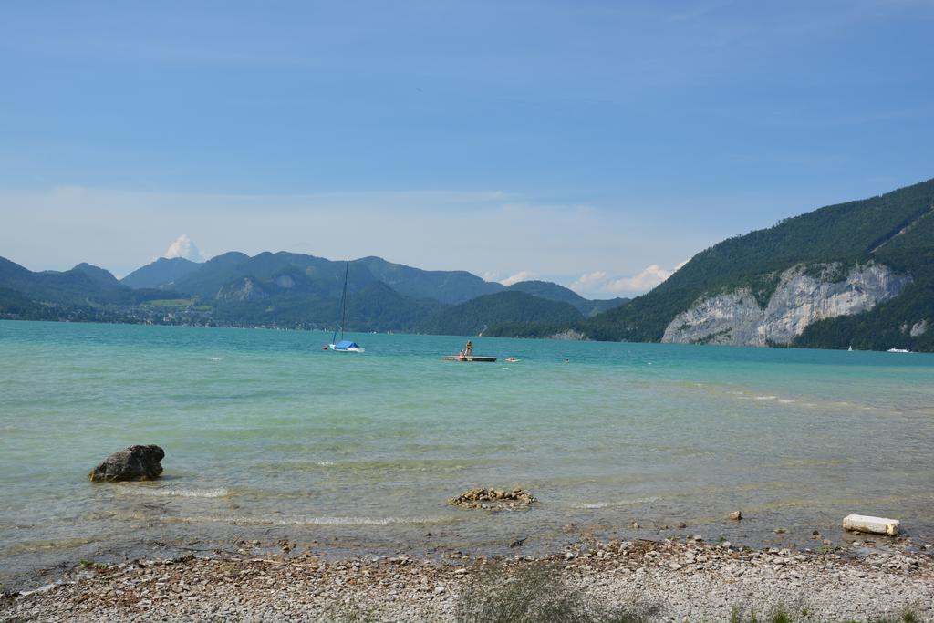Appart Weisse Urlauben Am Wolfgangsee Sankt Gilgen Eksteriør billede