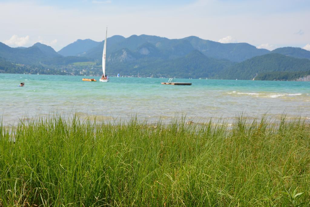 Appart Weisse Urlauben Am Wolfgangsee Sankt Gilgen Eksteriør billede