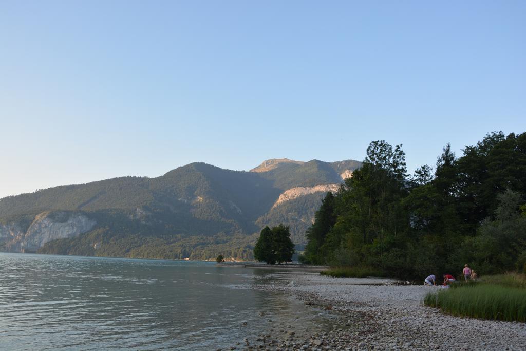 Appart Weisse Urlauben Am Wolfgangsee Sankt Gilgen Eksteriør billede